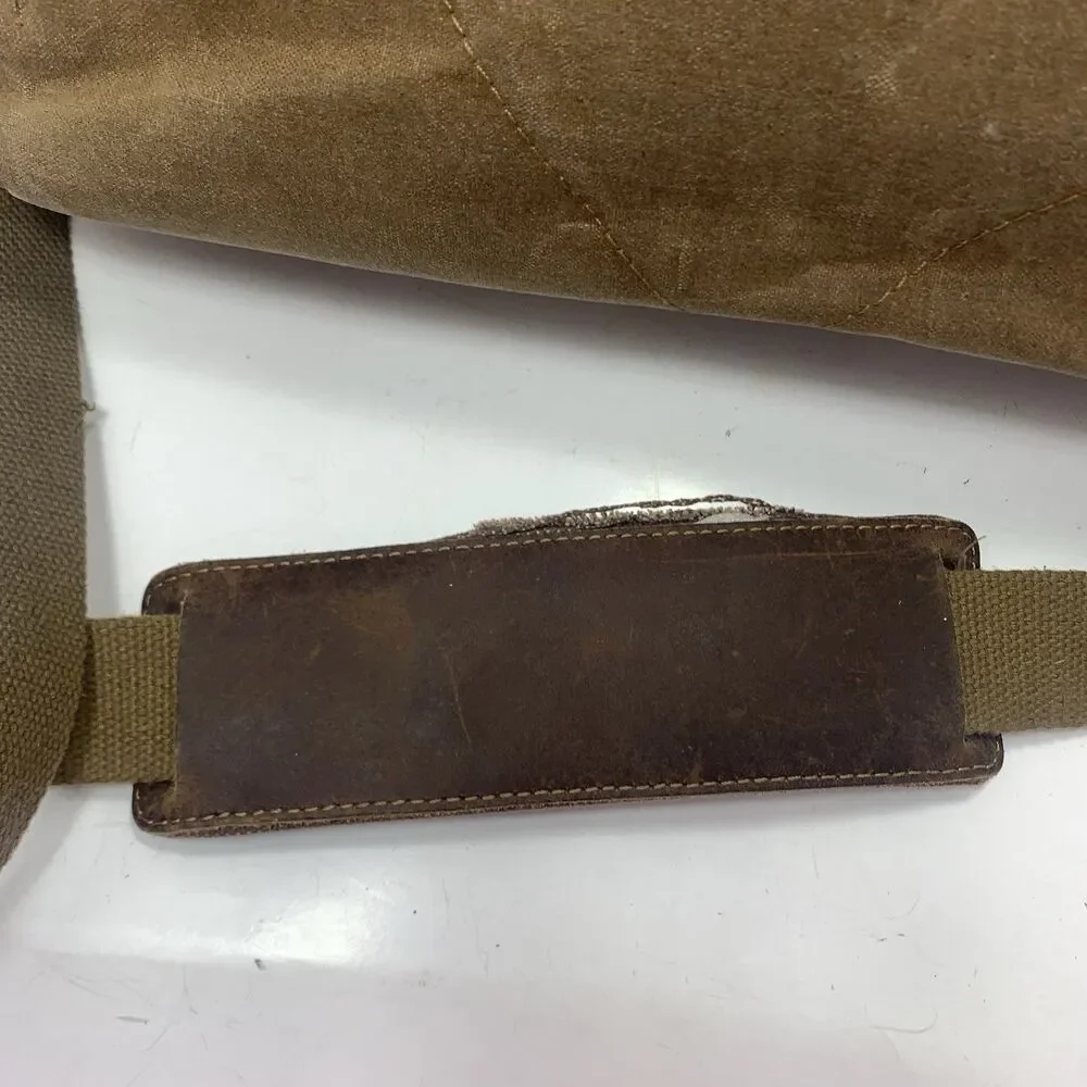 NEWHEY Waxed Waterproof Messenger Bag Laptop Briefcase Shoulder Strap Classic